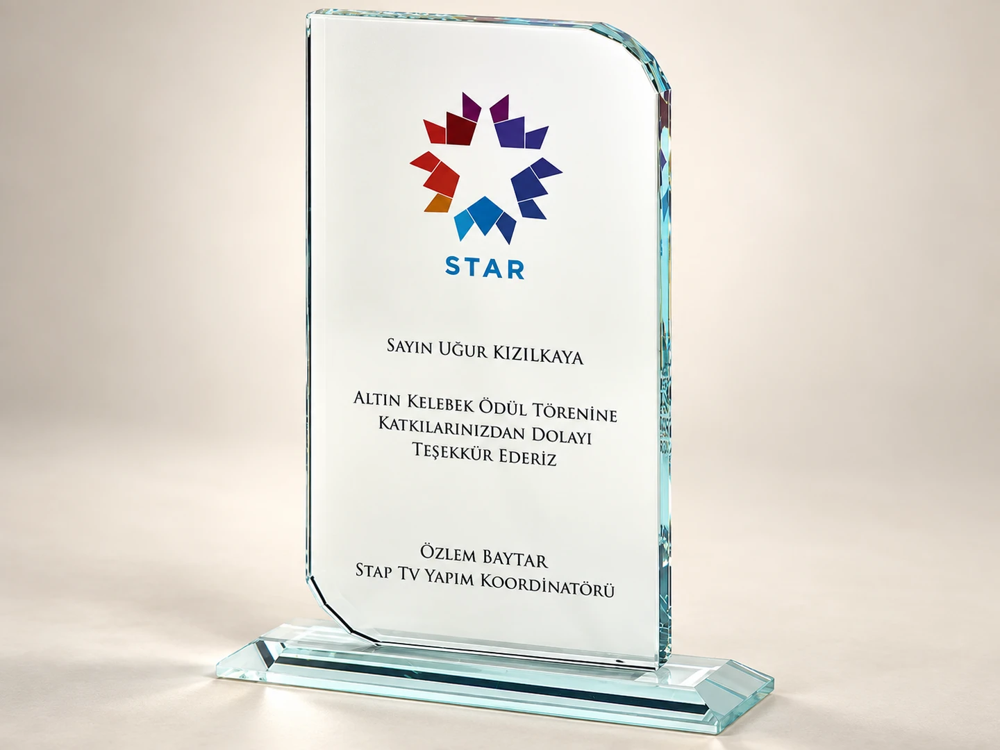 Plaket — Ödül Kupa - Plaket