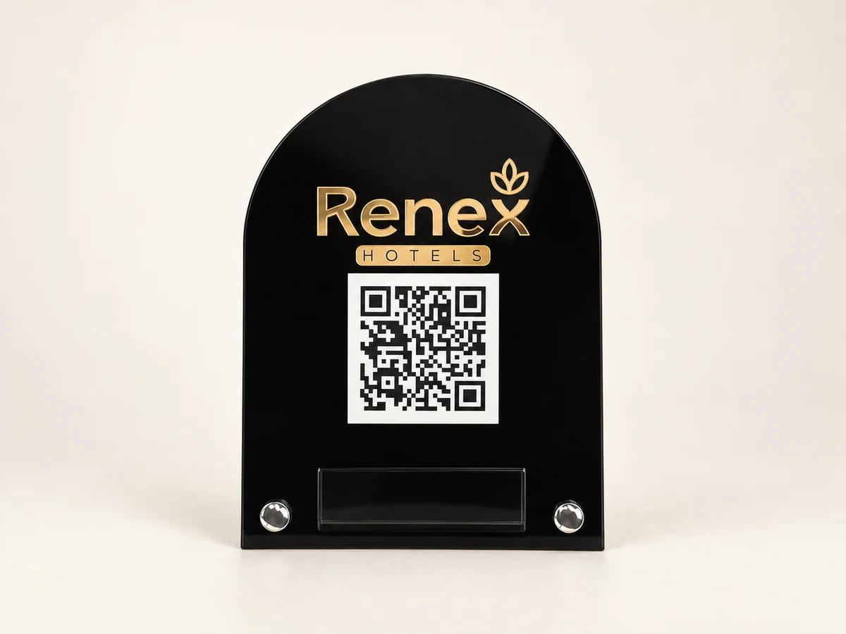 Tanıtım Ürünleri: QR kodlu masaüstü stand