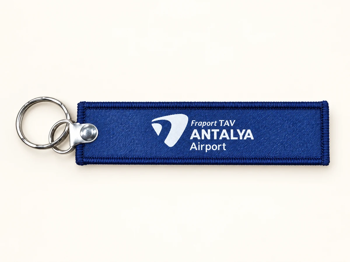 Dokuma kumaş anahtarlık
