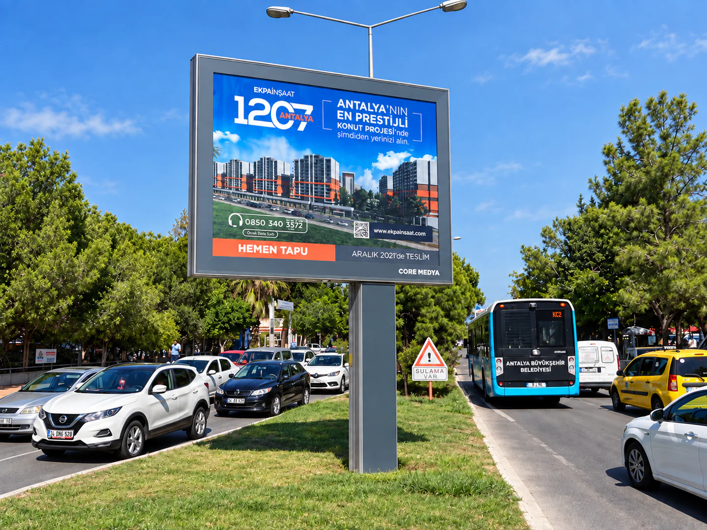 Açıkhava Reklamları: Şehir içi megalight uygulaması