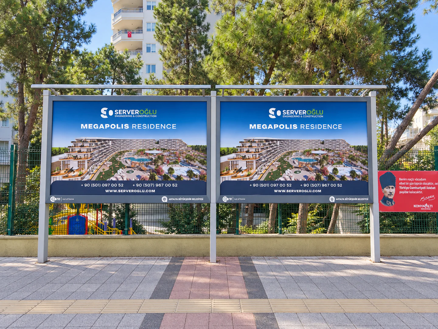 Yol kenarı billboard uygulaması